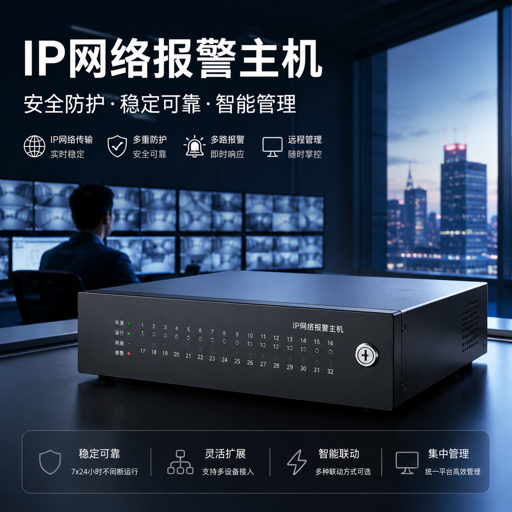 安康IP网络报警主机
